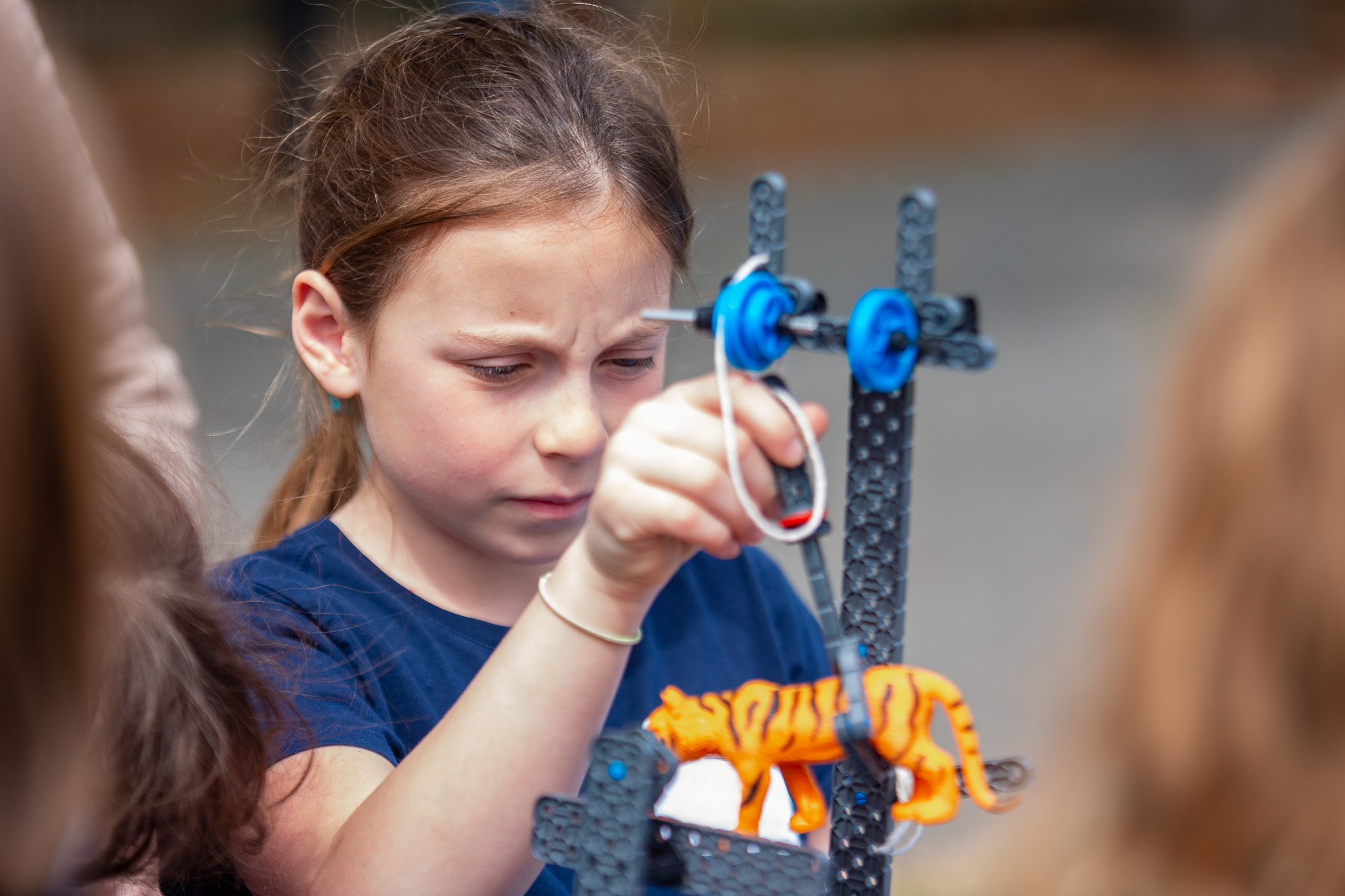 Elementary School Students Presented Tiger Rescue Devices and Extreme ...
